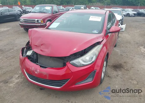2015 Hyundai Elantra Se z USA, uszkodzony, nr VIN KMHDH4AE1FU415885